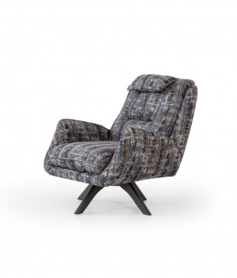 Sessell Modern Gro Livingraum Sëtzmooss Textil Luxus Design Miwwelen Lounge Club