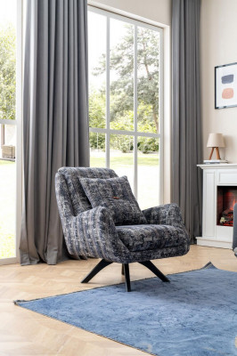 Designer Still Wunnzëmmer Luxus Miwwelen Gro Stil Eenzéck Lounge Club