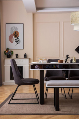 Designer Iesszëmmer Set 10tl Luxus Miwwelen stilvoll Iessgrupp Anrichte