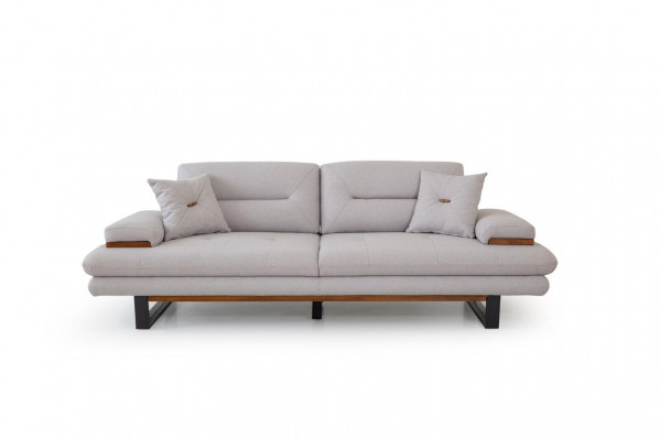 Designer gro Sofa 3 Sëtzer Modernen Stil Miwwel am Wunnzëmmer 238cm Couchen