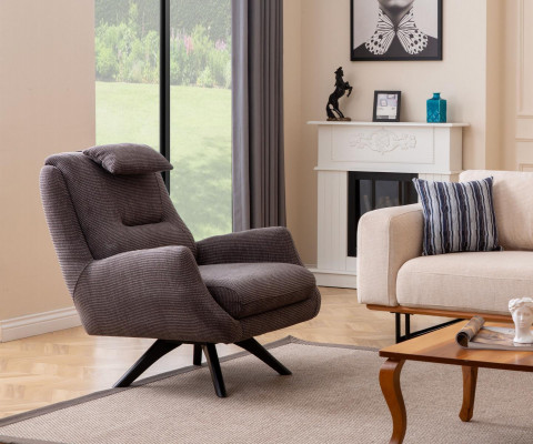 Designer Sesselen Polster Stoff Modern Polster brong Modern Club Lounge