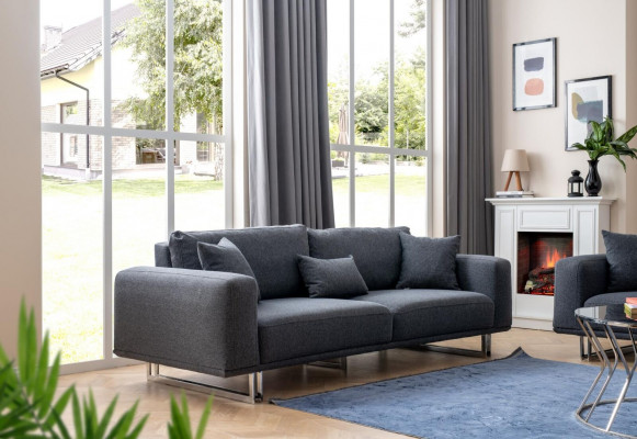 Modern Dräisëtz-Sofa Miwwelen am Wunnzëmmer Designer Luxus Couchen Ariichtung