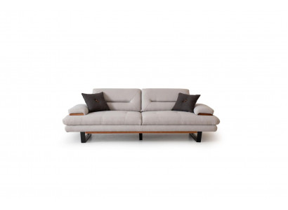 Luxus Canapé 3-Sëtzer Miwwelen Wunnzëmmer Designer 238cm Canapéë Sofas