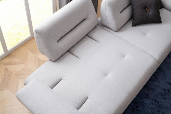 Luxus Canapé 3-Sëtzer Miwwelen Wunnzëmmer Designer 238cm Canapéë Sofas