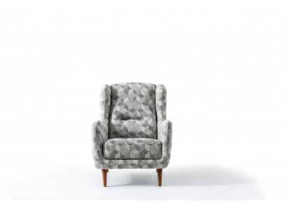 Luxusmiwwelen Dräisëtzer Fauteuil 1 Sëtzer Modern Fauteuil Polster Textil