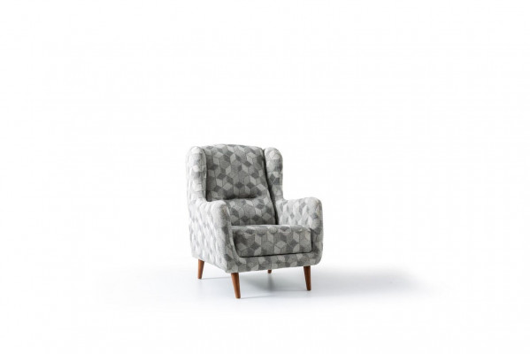 Luxusmiwwelen Dräisëtzer Fauteuil 1 Sëtzer Modern Fauteuil Polster Textil
