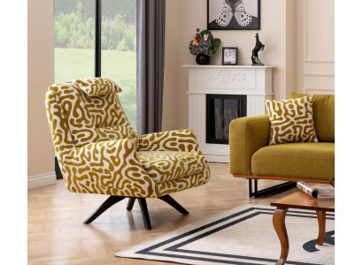 Stull Modern Gréng Wunnzëmmer Sëtzmiwwel Textil Luxus Design Miwwelen Lounge