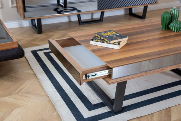 Wunnzëmmer Canapé Dësch Dësch Design Miwwelen Luxus Ariichtung Modern Canapé Dëscher