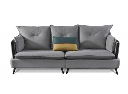 Canapé Garnitur Sofa Polster Sëtz Stoff Garnitur 3+2+1 Sofas Couchen Modern