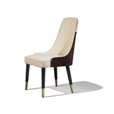 Luxus Designer Gepolsterte Stull Textil Sëtz Büro Büro Iesszëmmer Holz Stiller