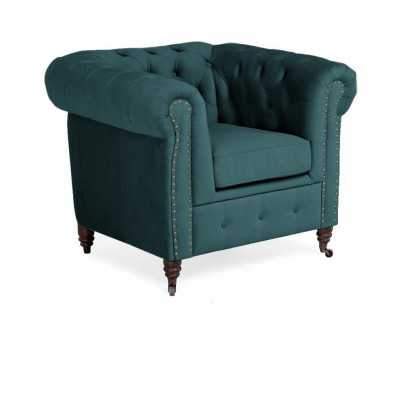 Chesterfield Fauteuil 1 Sëtz Couch Polster Sofas Couchen Nei Lounge Club