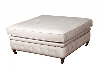 Club Foussocker Lounge Hocker Lieder Textil Ottoman Designer Pufa Chesterfield