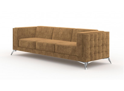 Sëtzmooss Couch Polster Sofa Textil Stoff Chesterfield Couchen Garnitur Dräisëtzer
