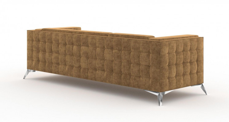 Sëtzmooss Couch Polster Sofa Textil Stoff Chesterfield Couchen Garnitur Dräisëtzer