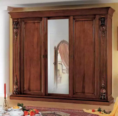Schlofkummer Kleederschaf Miwwelen Luxus Massivholz Schief Design Neit.