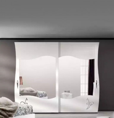Schlofzëmmer 5-Deel Set Bett 2x Nuetsdëscher Schaf Modern Miwwelen
