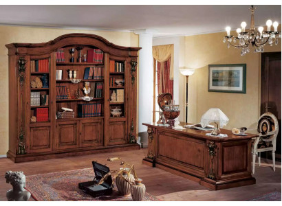 Klassesch brong Bicherréck Büro Miwwelen Regaler Design Regal Schaf