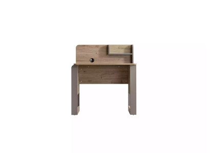 Schreifdësch-Set Holz Dësch Regal Braun Kannerzëmmer Aarbechtsdësch