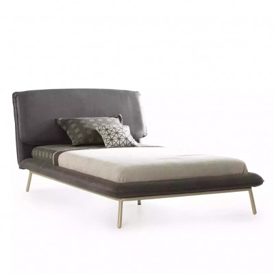 Bettframe Bett 100 cm Bettgestell Polsterbett Stoff Gro Jugendbett