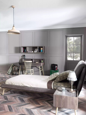 Computersdësch Set 3tlg Schreifdësch Bicherregal Holz Gro Regaler Dësch