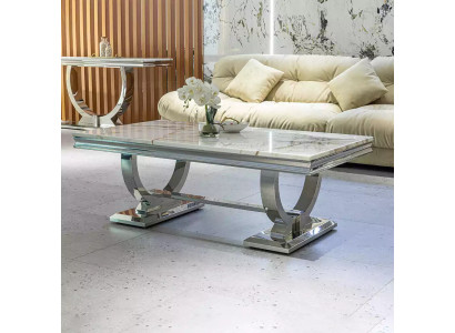 Modernen Gray Couchtisch Edelstahltisch Stuff Tischen Luxus Design