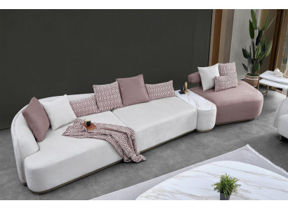Wunnlandschaft Stoffsofa Rosa Grousst Sofa Polstersofa Modern Sofen