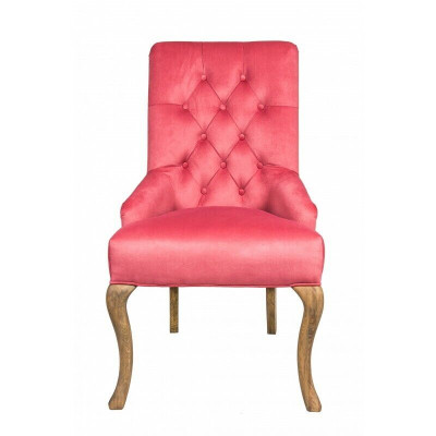 Roude Chesterfield Designer Stull Luxus Liederstull Barstillen Polster Sëtzer