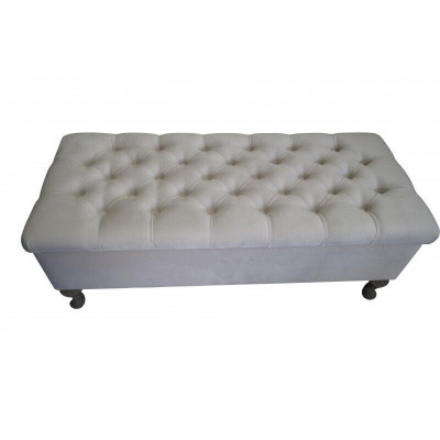 Hocker Chaiselounge Fousshocker Bäistellhocker Sëtzbank Chesterfield