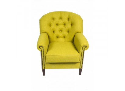 Iwwersessel Sëtz Fernseesstull Gepolstert Sofa 1-Sëtz Relax Chesterfield