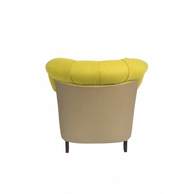 Iwwersessel Sëtz Fernseesstull Gepolstert Sofa 1-Sëtz Relax Chesterfield