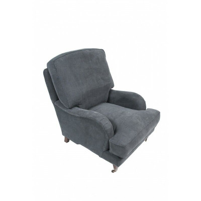 Sessel Club Lounge Designer Deko Stull Polstersofa 1 Sëtzer Relax Fernseher
