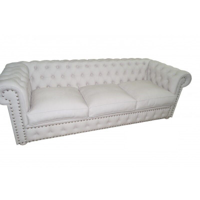 Chesterfield Dräisëtzer Couche Polster Sofa Design Lieder Sofas Couchen 3 Sëtzer