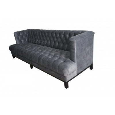 Klassesch Design Canapé Polster Sofa Dräisitzege Stoff Canapéen 3 Sëtzer Sofae