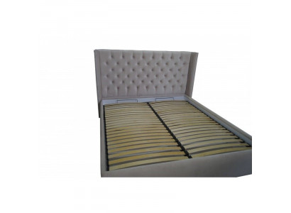 Chesterfield Bett Polster Duebel Hotel Deko Better Schlofzëmmer 180x200cm