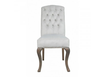 Designer gro Stühle mat Chesterfield-Bezuch, 10er-Set, Hotel Still mat Textilsëtz.