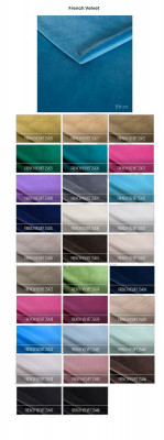 Blo Chesterfield Fautel Garnitur Iesszëmmer Grupp Still x8 Fautel