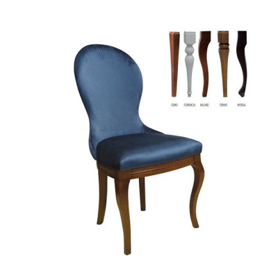 Klassesch Still Stull Vintage Iesszëmmerstull Biedermeier Royal Design TO-U3
