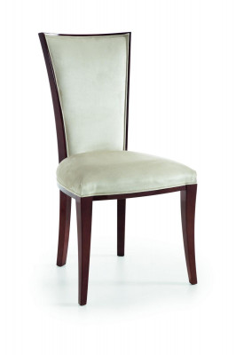 Designer Stull Fauteuil Kinneken Klassiker Stillen Gepolstert Léin Sëtz Holz