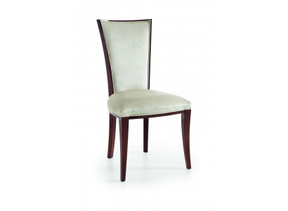 Designer Stull Fauteuil Kinneken Klassiker Stillen Gepolstert Léin Sëtz Holz