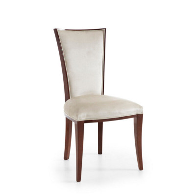 Designer Stull Fauteuil Kinneken Klassiker Stillen Gepolstert Léin Sëtz Holz