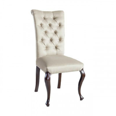 Klassesch Still Designer Stull Holzstull Kinneksstull Chesterfield Iesszëmmerstull