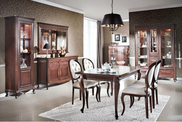 Klassesch Still Designer Stull Holzstull Kinneksstull Chesterfield Iesszëmmerstull