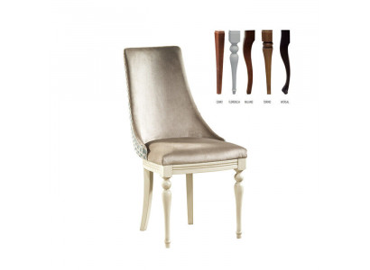 Klassesch Still Stull Vintage Iesszëmmerstull Biedermeier Royal Design TO-U1