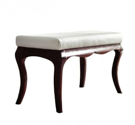Hocker Bank Original Mailand Textil Echt Handaarbecht Massivholz Vollholz MI-Bank