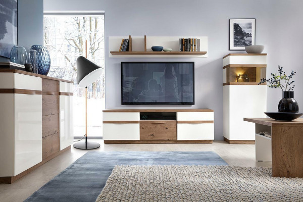 TV Lowboard Board Schaf Fernsehtësch Ënnerschaf RTV Komoud Komoden CM-RTV/M