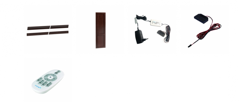 System Büro Deko Miwwelen Vitrinn Akteschaf Klassesch Holz Schaf Regal