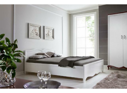 Duebelbett Milano Klassik Bett Better Koppel Schlofzëmmer Holz Designer Nei MI-2