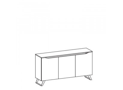 Miwwelen Hotel Anrichte Modern Kommode Schaf Kommoden Holz Regal 3 Dieren