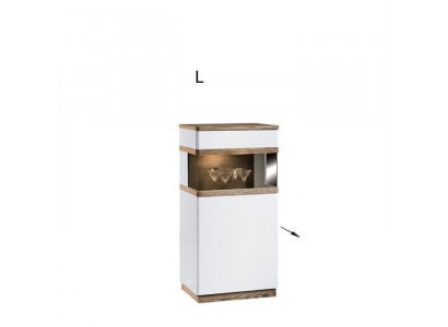 Vitrinn Holz & Glas Kommode Schaf Wunnzëmmer Kollektioun Moderne Stil Regal