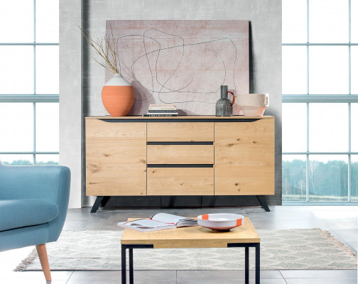 Design Vitrinn Kommode Anrichte Side Schaf Regal Luxus Wunnzëmmer Schief Nei